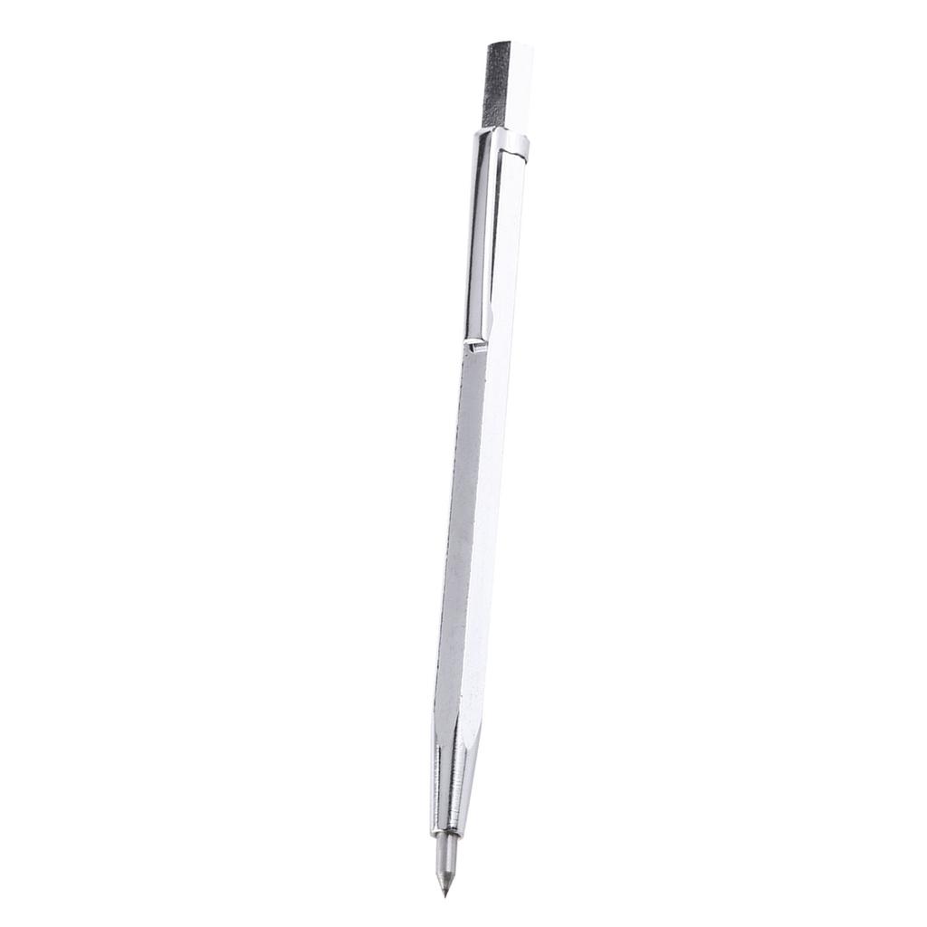 Tragbares Anreißwerkzeug Gravurstift Werkzeug Glas Keramik Gravierer Anreißwerkzeug (Silber)