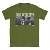 T-shirt Estive True Detective Rust Cohle Marty Hart Hippie 100% Cotone per Uomo Y2K Retro Pattern Manica Corta
