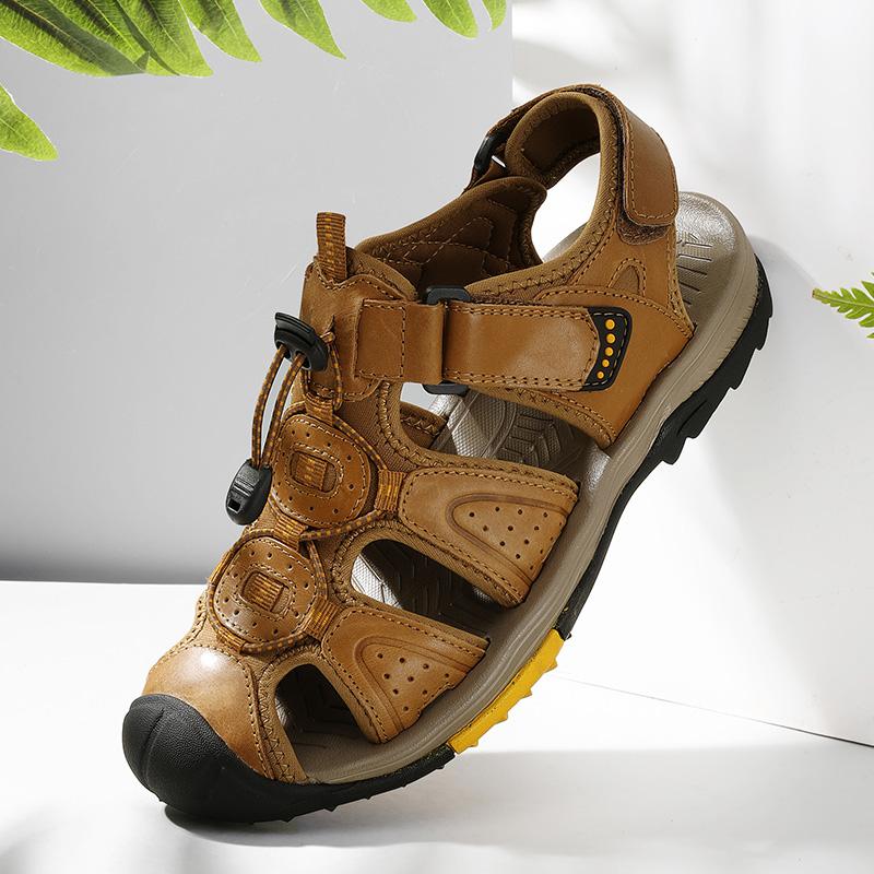 Classics Vintage Style Sneakers Summer New Casual Shoes for Men Flat Sandals Man Wear-resistant Slippers Shoes Big Size 44 45 46