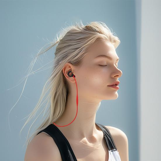 Șnur magnetic pentru dopuri de urechi, silicon, buclă de siguranță pentru căști, frânghie flexibilă rezistentă la tragere