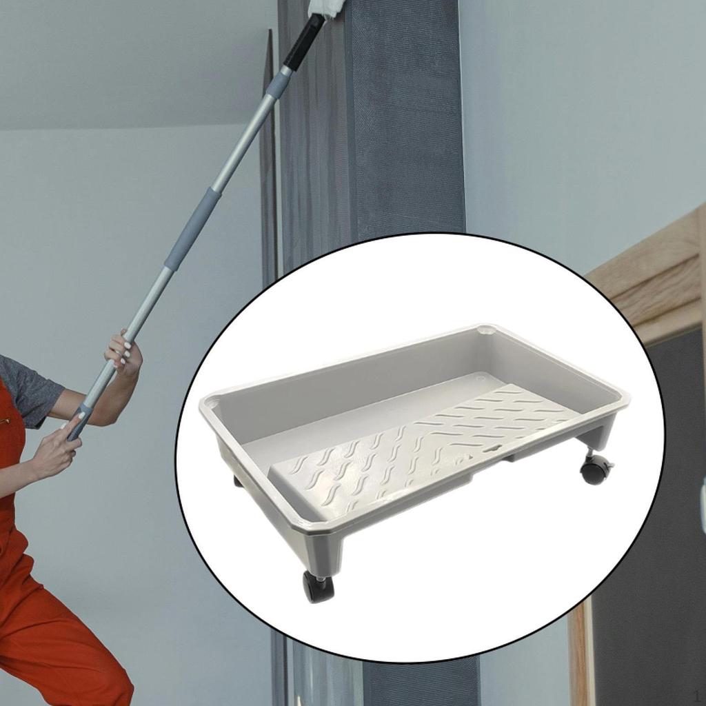 Paint Tray Wall Brushing Roller Holder Painting Supplies Tools,Washable,Sturdy,Thickened Box Heavy