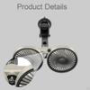 Car Ceiling Fan with Suction Cup, Adjustable Angle, Professional, Portable Accessory And USB