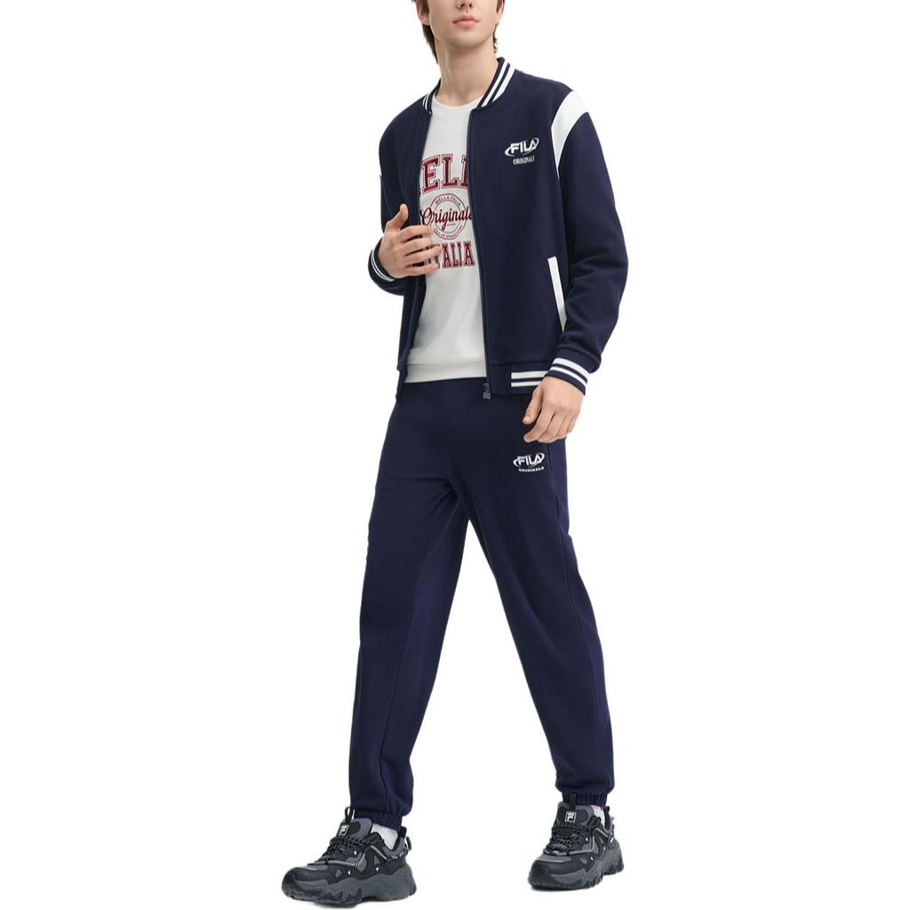 FILA Baseball Jacket Men's Hero Blue F11M449505FNV