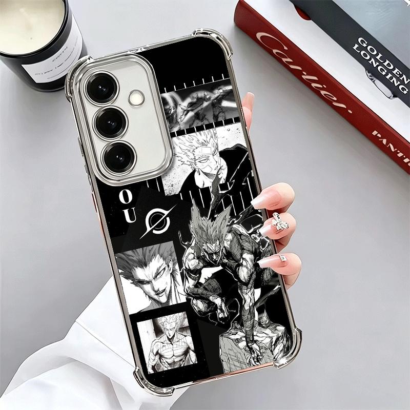 

One P-Punch-Mans Garou Soft Phone Case For Samsung A17 A27 A07 A37 A57 A16 A56 A15 A55 A14 A54 A13 A53 A26 A36 A25 A35 A24 A34 A Samsung A24