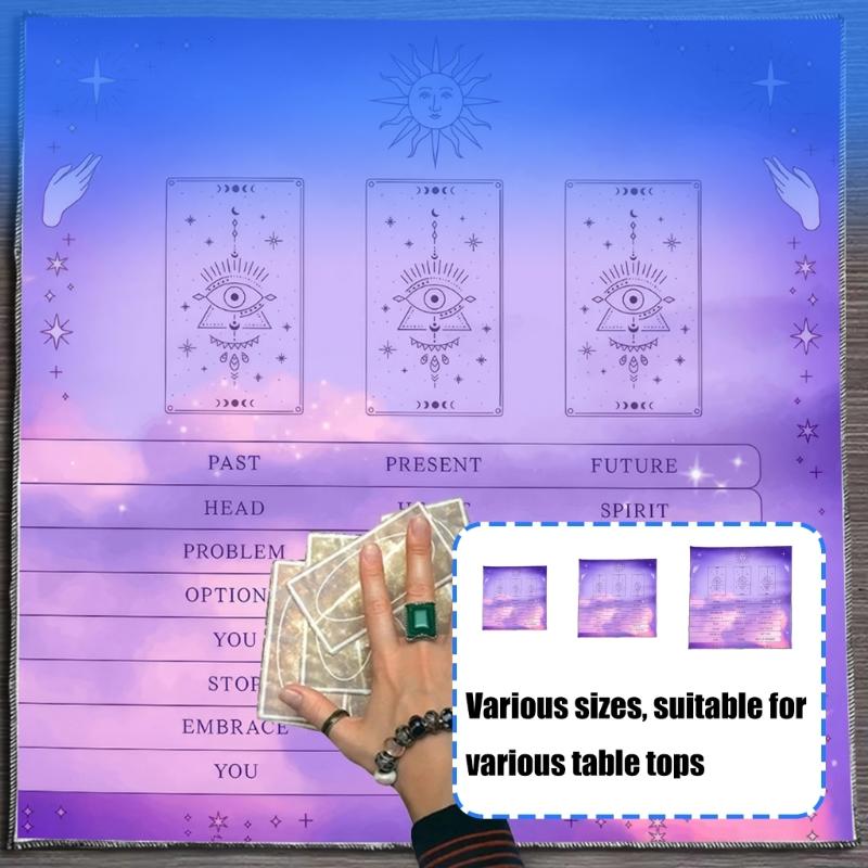 Divinations Cards Table Cloth Tapestry Reading Card Tarots Tablecloth Astrologys Witchcrafts Deck Cloth Wall Decoration