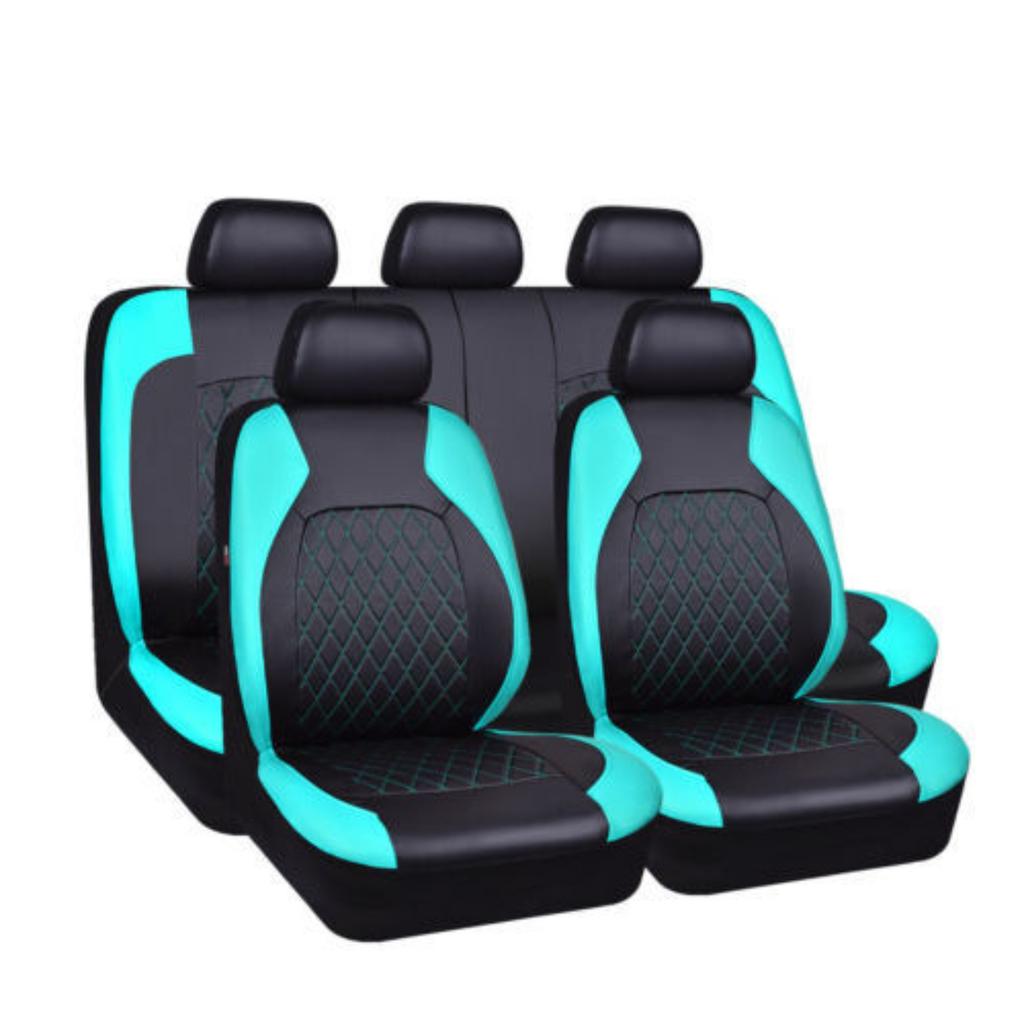Universal Flat Cloth Car Seat Cover Non-slip Design Front Set