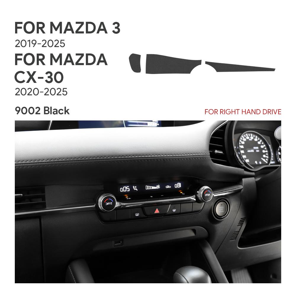 Top Suede Trim LHD RHD Sticker For Mazda 3 Axela BP M3 2019 2020 2025 2025 2025 2025 2025 Car Instrument Air Outlet Panel