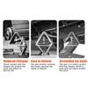 Universal Car Jack Rubber Pads Lift Jack Stand Pad Floor Slotted Car Jack Rubber Pad Frame Protector Adapter Jacking Tool