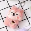 PP Cotton Squirrel Plush Keychain Squirrel Cartoon Plush Toys Penguin Plush Doll  Bag Decoration