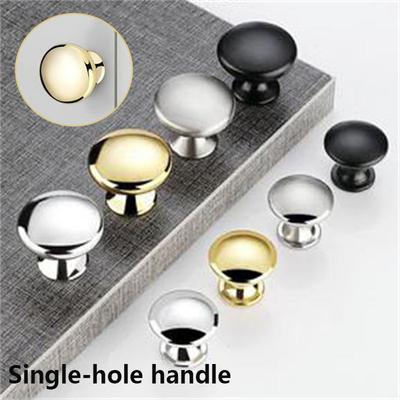 Cabinet Drawer Single Hole Handle Single Hole Round Handle Mushroom Round Handle Cabinet Door Round Handle with Screws