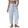 Pantaloni dritti da donna Pantaloni casual alla moda Pantaloni Harlan a nove punti
