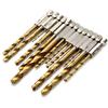 13 PCS Cobalt T Wist Drill Bit Set Of Drills For Metal Hole Punch HSS Titanium Coated Hard Carbide Drilling Woodworking Tool Bit