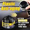 Universal Automotive Plastic and Rubber Polisher - Scratch Repair Paste, Interior Renovation Wax, for Tires and Dashboards.