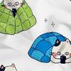 Layered Pink Gray Star Anime Cartoon Flannel Blanket Soft Warm Throw for Bedroom Sofa Car Kids Holiday Gift