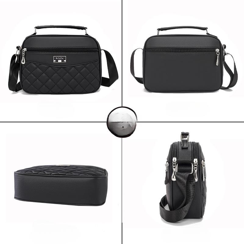 New Handbags  Large Capacity  Women's Multi bag Shoulder Bag  Embroidered Diamond Lattice  Women's Oblique Strap Bag