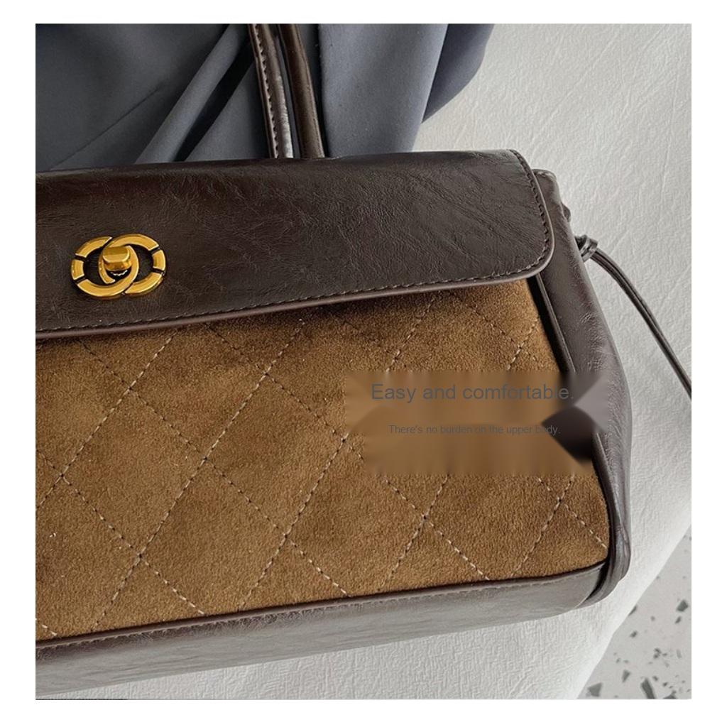 Xeie Thuk Schultertasche Damen PU Achseltasche Täglich Lässig