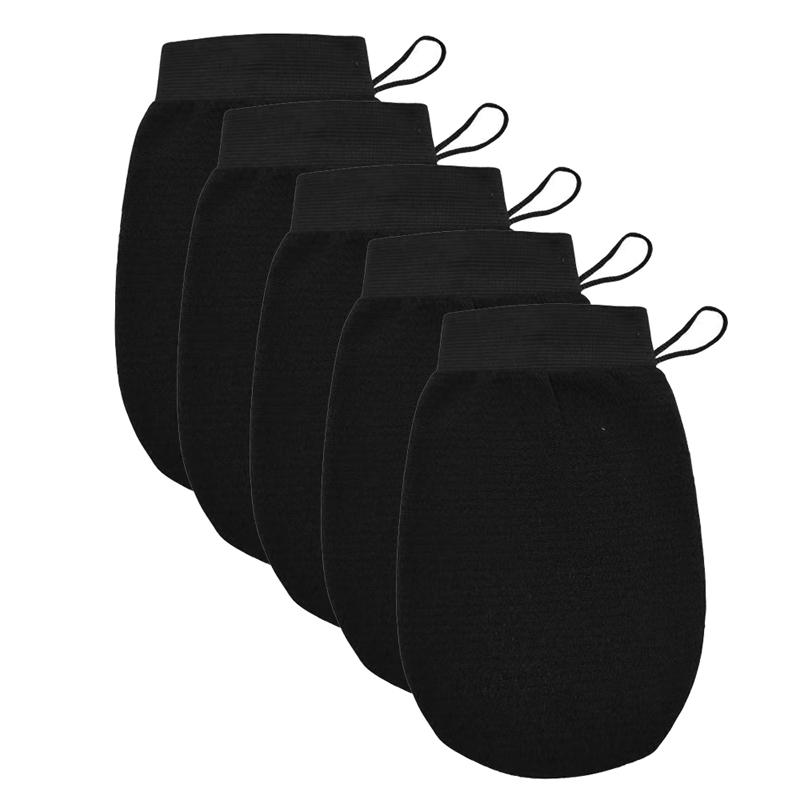 5 X Silkify Exfoliating Glove Silk Exfoliating Gloves, Body Exfoliator Tool Shower Mitt Dead Skin Exfoliating Mitt