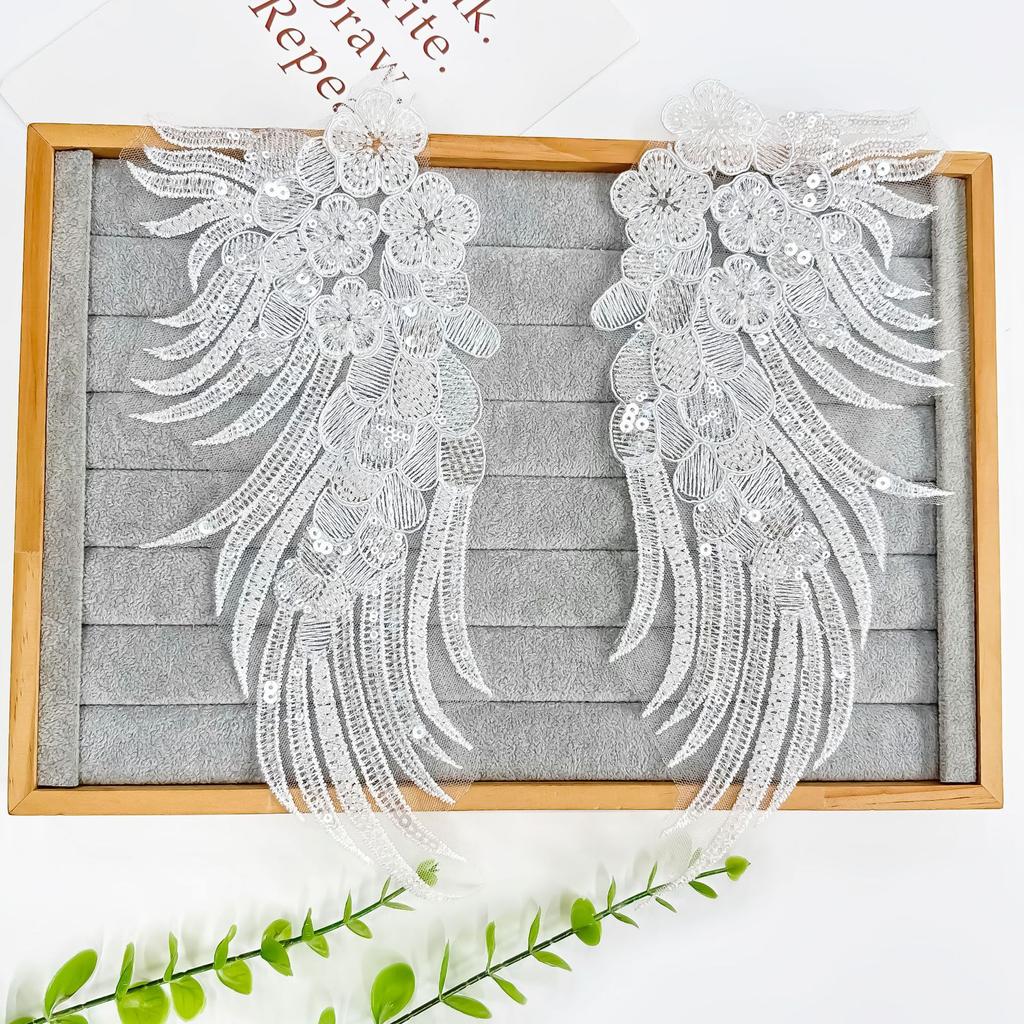 Mesh Embroidery Flower To Flower, Lace Diy Handmade Accessories Wedding Dress Neckline Accessories