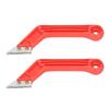 2 Pcs Set Grout Removal Tool Ergonomic Angled Grout Saw with 10 Blades for Tile Cleaning