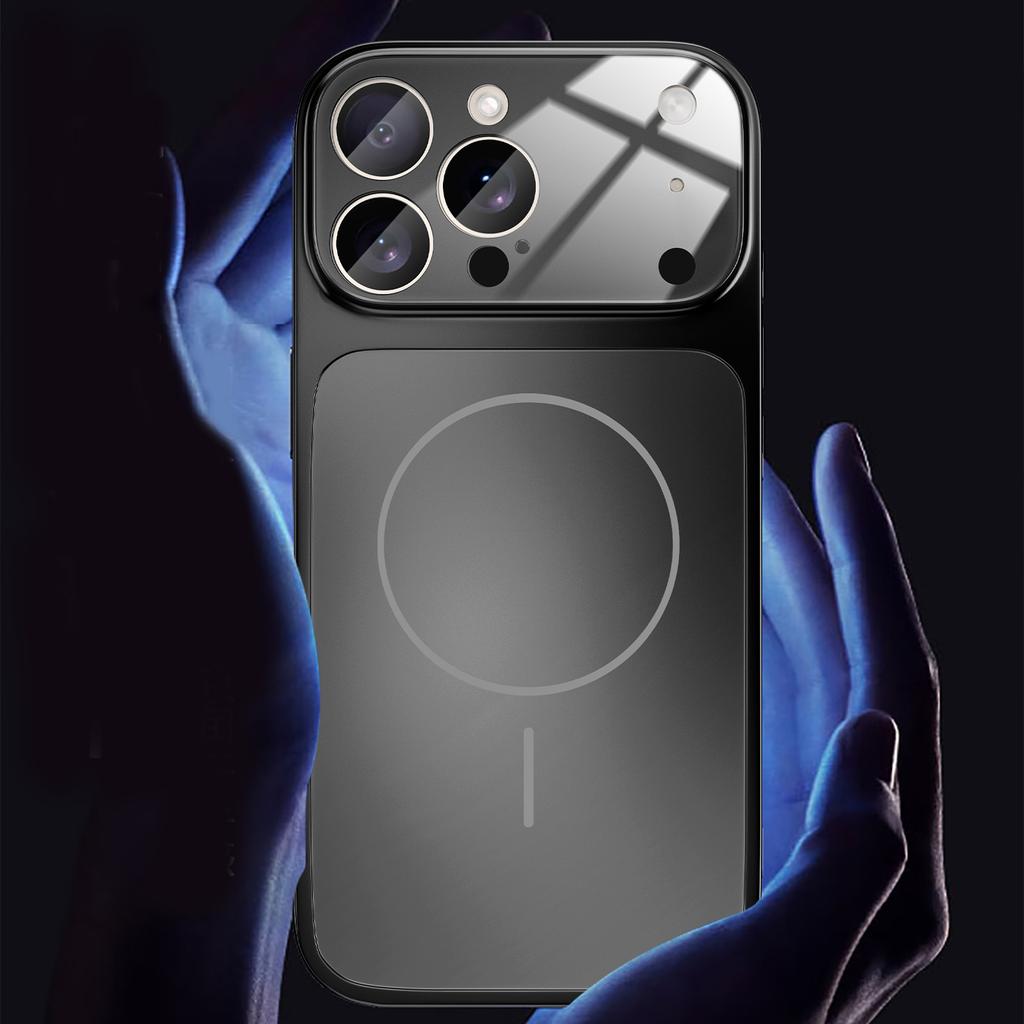 Frosted Glass Finish Magnetic Phone Case For iPhone 17Air 17 ProMax 16 15 14 13 Pro Max Magnetic Shockproof PC Hard Cover