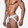 PUMP Jock Strap MICRO MESH JOCK STRAP Butt Crack Supporter (Pump) Men's (L, FROST)