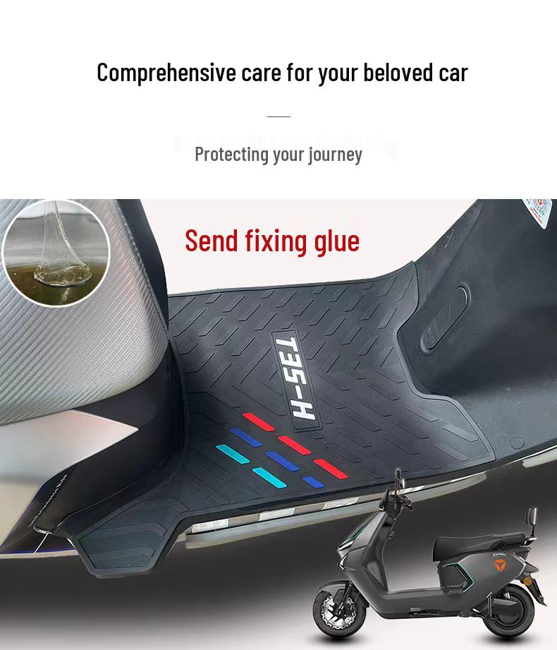 Waterproof Anti-slip Pedal Mats for Green Horse Electric Scooter
