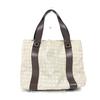 BVLGARI Bag Shoulder Bag Logo mania With porch Tote Bag Canvas/Leather Beige