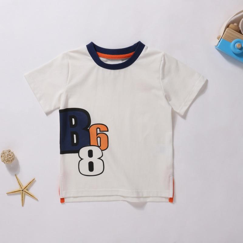 

Топ с принтом для мальчиков, синий, 5–6 лет 110