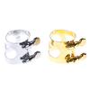 Nickel Plated Clarinet Double Screws Adjust Mouthpiece Ligature