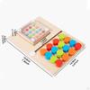 Color Matching Puzzles Four Game Preschool Educational Learning Toy Logic for Hand Eye
