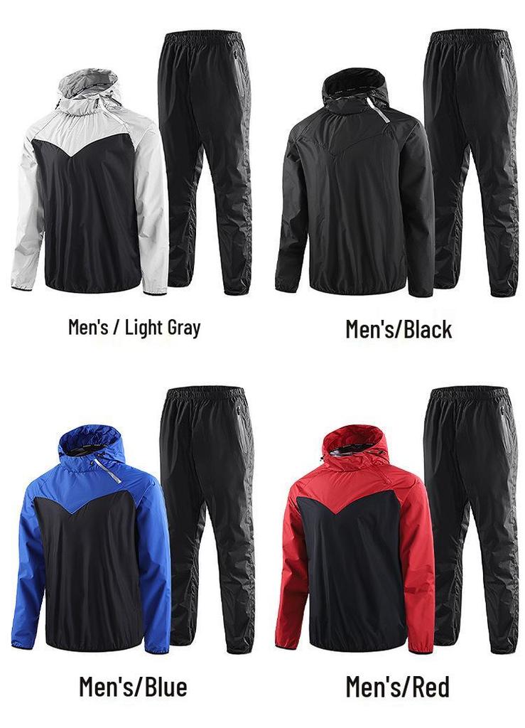 25-Piece Sweat-Inducing Athletic Wear Set: Men's and Women's Training Outfits, Couple's Two-Piece Body-Sculpting Gear