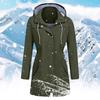 Women Solid Rain Jacket Outdoor Hoodie Waterproof Hooded Raincoat Windproof Tops