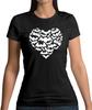 Love Heart Animals Bats T-Shirt Chiroptera Bat Pet Pets Animal Unisex T-Shirt