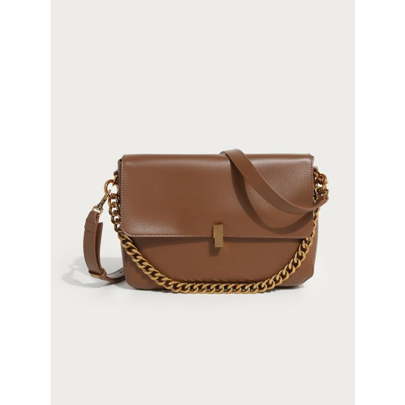

Niche Design, Fashionable Chain Bag High-end Single-shoulder Crossbody Bag Fashionable and Versatile Tote Bag світло-коричневого кольору