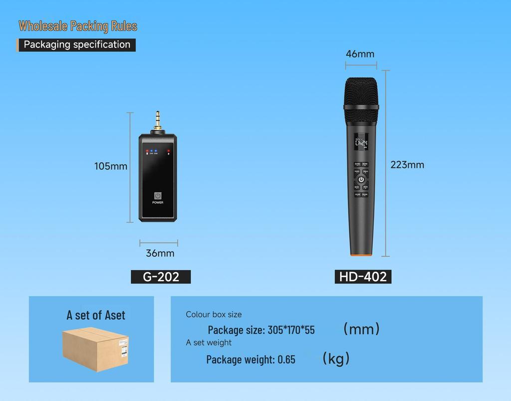 Reverb Universal Wireless Microphone: Home KTV, Outdoor, Stage, Live Broadcast, Professional 2.4G.