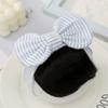 Kids Decor Baby Bowknot Headband Wig Toddler Neat Bang Hair Accessories Princess Wig Headband