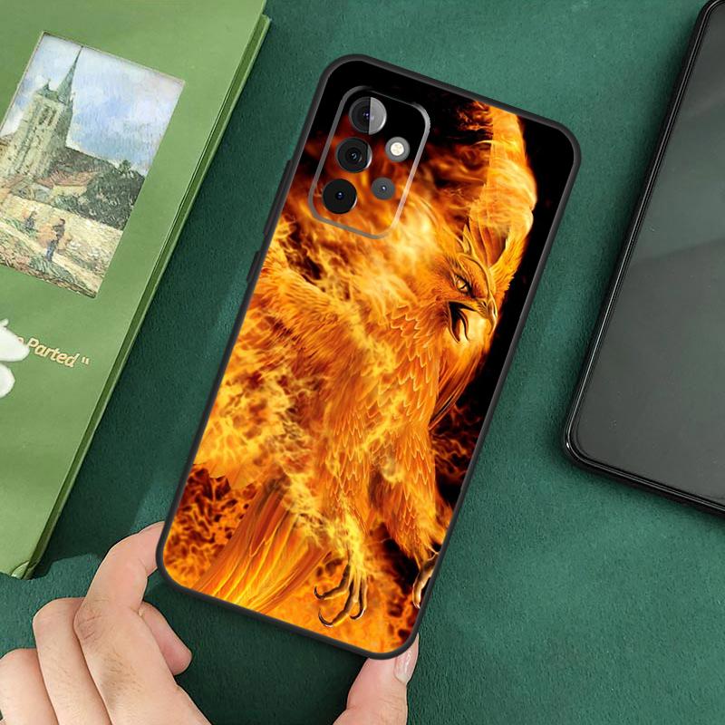 Phoenix Bird Case For Samsung Galaxy A54 A12 A22 A32 A52 A72 A52S A14 A70 A51 A71 A33 A53 A73 Cover