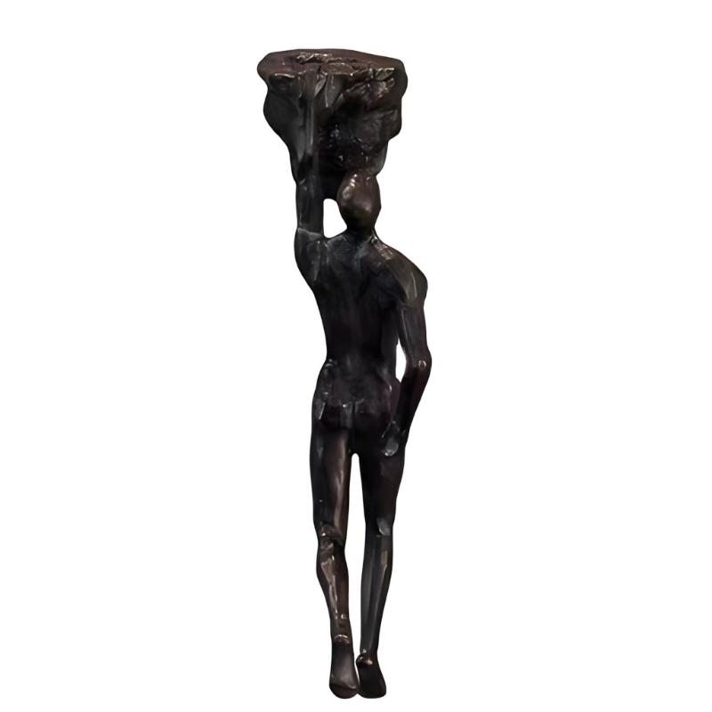 Sportfiguren Wandkunst, Erhabene 3D-Sportlerfigur für die Innenraumgestaltung mit klarem Thema und starkem visuellen Charakter