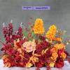 Champagne Aisle Flower Row for Chinese Wedding Stage Decor - Artificial Wedding Flowers