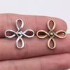 Chinese Knot Charms Antique Alloy Pendants For Traditional Lucky Jewelry