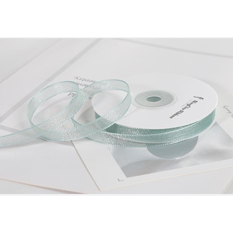 1cm Bubble Yarn  Ribbon  Lace  Flower Snow Yarn  Bow  Tie  Bouquet  Webbing  and Colorful Ribbon Packaging