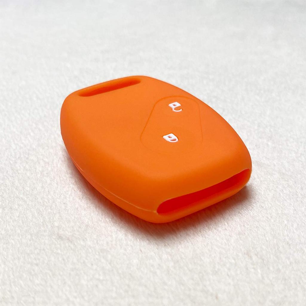 [IKT] (Honda Cars) Silicone Cover for Keyless Keys 2 Buttons Orange/Fit/Odyssey/CR-V/Stream/Civic, etc.Perfect Size! Perfect