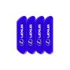 4PCS Car Door Safety Warning Reflective Mark Sticker Car 3D Sticker For Lexus ES300 RX330 RX300 GS300 IS250 IS200 CT200h NX RX ADV1