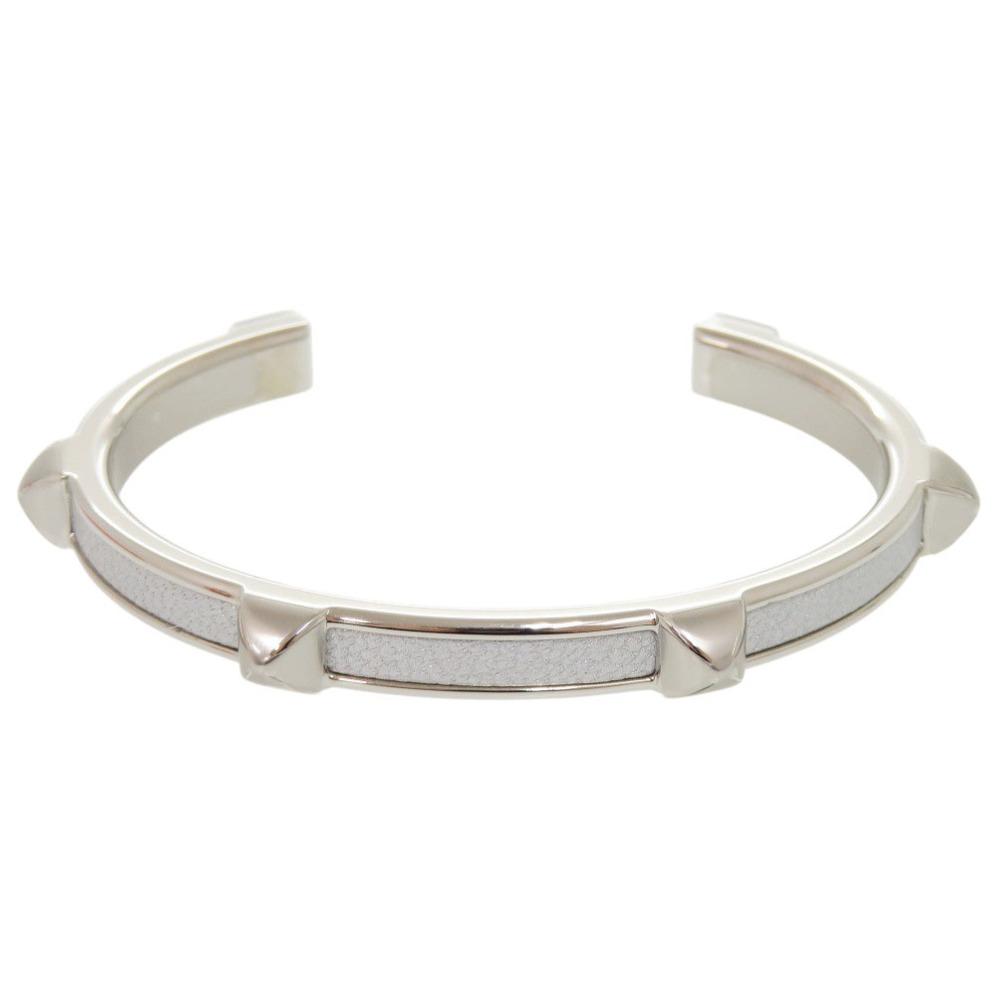 Used AUTHENTIC HERMES H500373 Athena bracelet Argent Metal