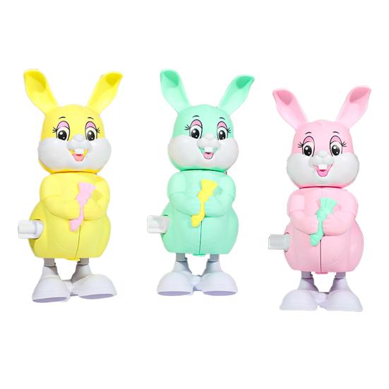 Yousheng Wind-up Jumping Animal Toy Cow Squirrel Dinosaur Rabbit Penguin Chick Monkey Bird Walking Toy Toddlers Educational Interactive Clockwork