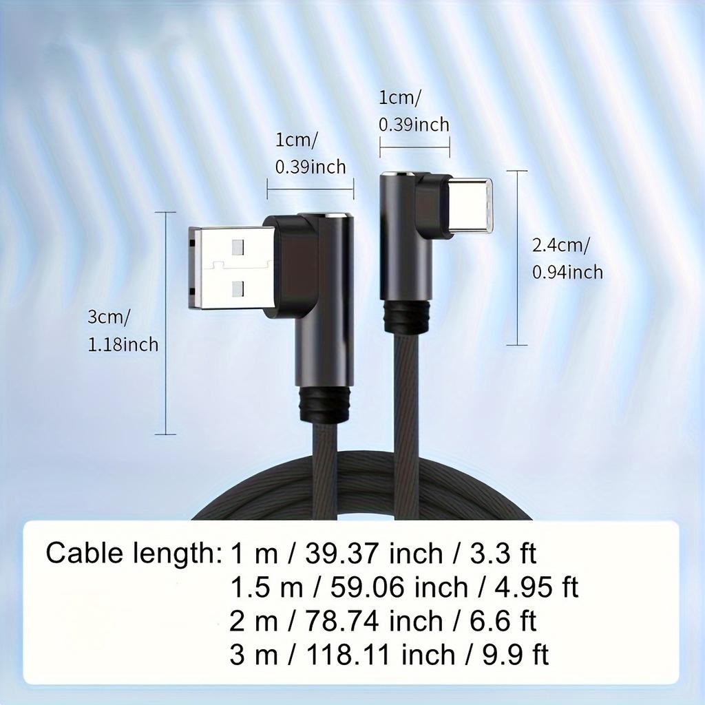 High-Speed 20-30W USB-C Cable for Fast Charging & Data Sync - Choose Your Length (1m - 3m), Multi-Device Compatibility