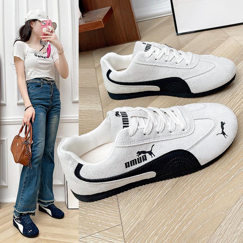 German Training Shoes Autumn New Retro Sports Outer Wear Soft-soled Non-slip Student Casual Forrest Gump Shoes