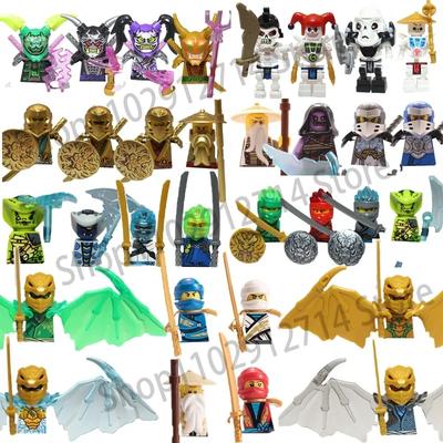 8 Stuks/Set Anime Ninja Figuren Morro Nadakhan Lloyd Kai Jay Zane Cole Nya Bouwstenen Mini Actiefiguren Stenen Speelgoed Cadeau