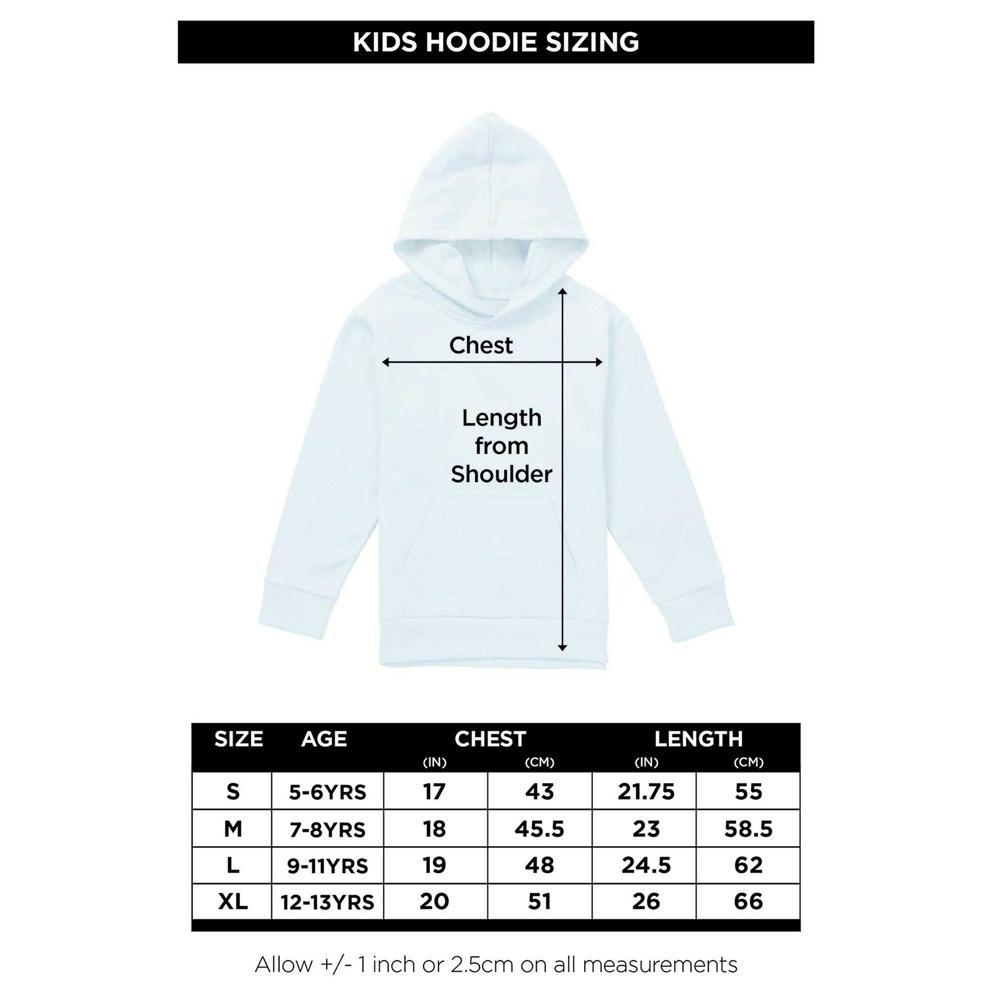 AC/DC Childrens/Kids Logo Stack Pull Over Hoodie