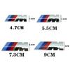 New 1P ABS Car Side Fender Emblem Badge Sticker For BMW M M1 M2 M3 M4 M5 M6 G01 F20 G30 F30 F31 E36 E87 E60 E91 X1 X3 X5 Ac